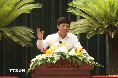 Ông Trần Lưu Hải, nguyên Ủy viên Trung ương Đảng, nguyên Phó Ban Thường trực Ban Tổ chức Trung ương. (Ảnh: Thanh Vũ/TTXVN)