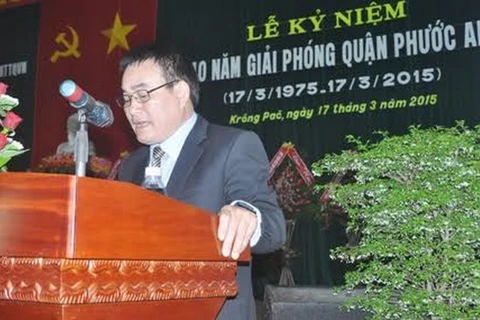 Ông Nguyễn Sĩ Kỷ, Phó Trưởng Ban Nội chính Tỉnh ủy Đắk Lắk. (Nguồn: báo Đắk Lắk)