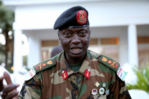 Tổng Tham mưu trưởng quân đội Gambia Ousman Badjie. (Nguồn: Reuters)