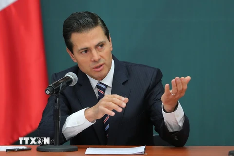Tổng thống Mexico Enrique Pena Nieto. (Nguồn: EPA/TTXVN)