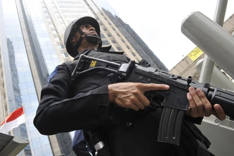Binh sỹ chống khủng bố của Indonesia. (Nguồn: AFP)