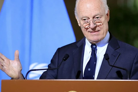Đặc phái viên Liên hợp quốc về vấn đề Syria ông Staffan de Mistura. (Nguồn: Reuters)