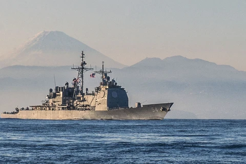 Một tàu khu trục Mỹ ở Nhật Bản. (Nguồn: popularmechanics.com)