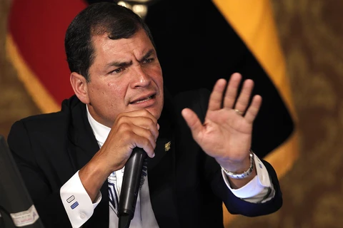 Tổng thống Ecuador Rafael Correa. (Nguồn: PanAm Post)