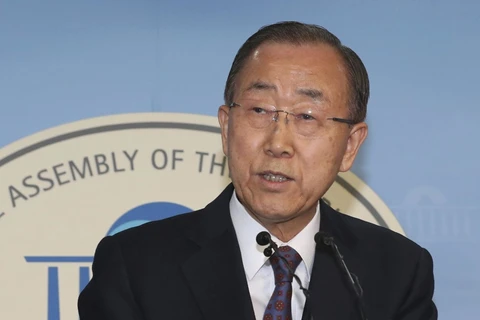 Nguyên Tổng Thư ký Liên hợp quốc Ban Ki-moon. (Nguồn: AP)