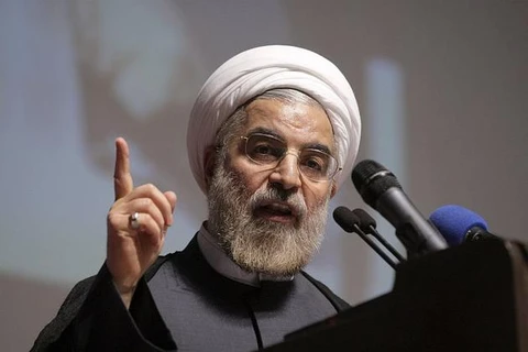 Tổng thống Iran Hassan Rouhani. (Nguồn: Getty)