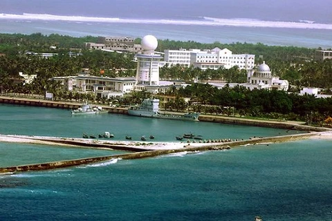 Đảo Phú Lâm thuộc quần đảo Hoàng Sa, Việt Nam bị Trung Quốc chiếm đóng trái phép.