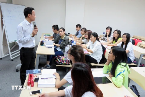 Một lớp học ở Trường đại học Luật Thành phố Hồ Chí Minh. Ảnh minh họa. (Nguồn: TTXVN)