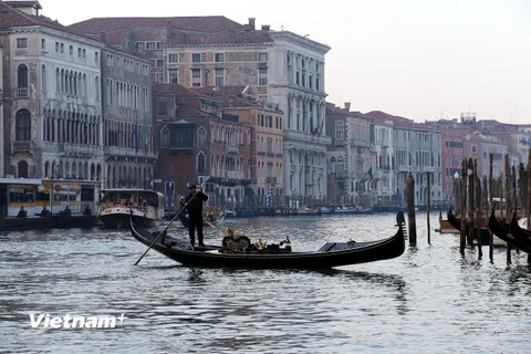 Thành phố nổi Venice - điểm đến du lịch hấp dẫn của Italy. (Ảnh: Ngự Bình/Vietnam+)
