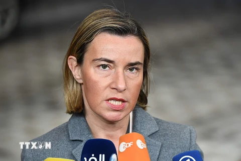 Đại diện cấp cao phụ trách chính sách an ninh và đối ngoại EU Federica Mogherini. (Nguồn: AFP/TTXVN)