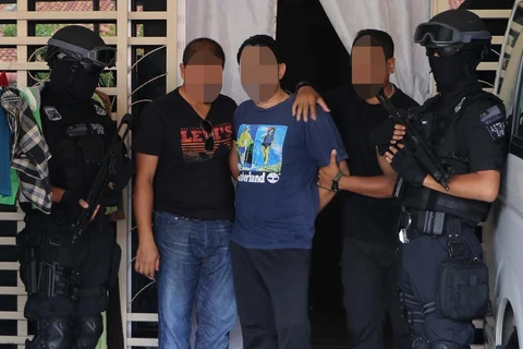 Một đối tượng nghi liên quan đến IS bị cảnh sát Malaysia bắt giữ. (Nguồn: cảnh sát Malaysia)