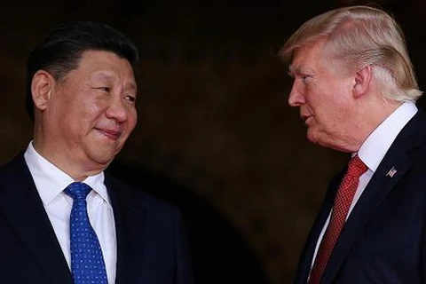 Chủ tịch Trung Quốc Tập Cận Bình và Tổng thống Mỹ Donald Trump. (Nguồn: Reuters)