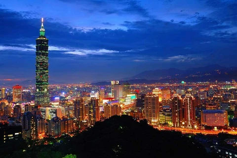 Thành phố Đài Bắc của Đài Loan về đêm. (Nguồn: Remote Lands)