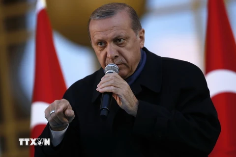 Tổng thống Tayyip Erdogan. (Nguồn: EPA/TTXVN)