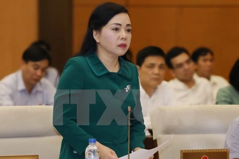 Bộ trưởng Bộ Y tế Nguyễn Thị Kim Tiến. (Ảnh: Phương Hoa/TTXVN)