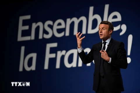 Ứng cử viên độc lập Emmanuel Macron. (Nguồn: AFP/TTXVN)