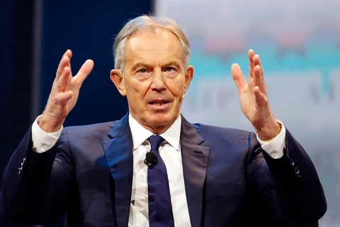 Cựu Thủ tướng Anh giai đoạn 1997-2007 Tony Blair. (Nguồn: AFP)