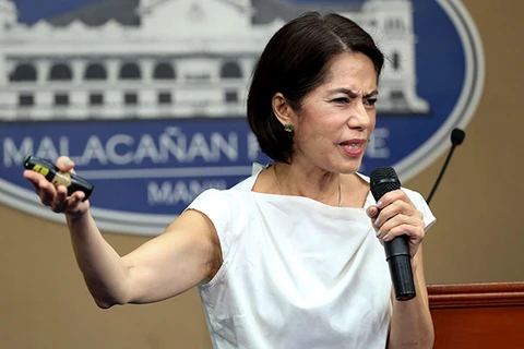 Bộ trưởng Môi trường và Tài nguyên Philippines Regina Lopez. (Nguồn: Philippine Star)