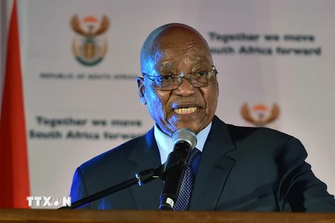 Tổng thống Nam Phi Jacob Zuma. (Nguồn: THX/TTXVN)