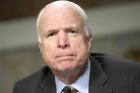 Chủ tịch Ủy ban Quân lực Thượng viện Mỹ, Thượng nghị sỹ Cộng hòa John McCain. (Nguồn: politicoscope.com)