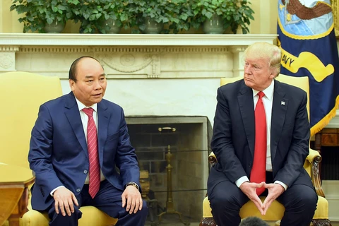 [Video] Thủ tướng Nguyễn Xuân Phúc và Tổng thống Trump gặp gỡ báo chí