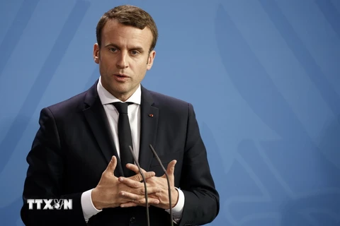 Tổng thống Pháp Emmanuel Macron. (Nguồn: EPA/TTXVN)