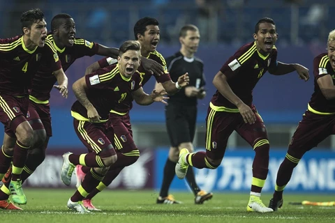 Các cầu thủ U20 Venezuela đang có một kỳ tham dự World Cup lần đầu tiên thành công ngoài mong đợi. (Nguồn: Getty Images)