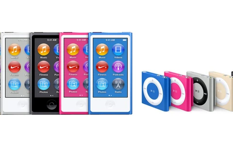 iPod Nano và Shuffle. (Nguồn: 9to5mac)