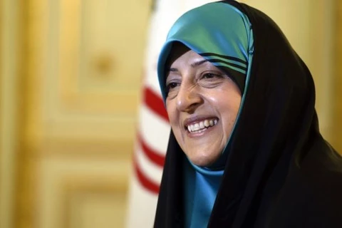 Bà Massoumeh Ebtekar, một trong hai Phó Tổng thống Iran mới được bổ nhiệm. (Nguồn: AFP)