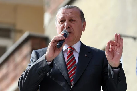 Tổng thống Thổ Nhĩ Kỳ Recep Tayyip Erdogan. (Nguồn: aa.com.tr)