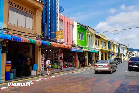 Một góc phố Phuket. (Ảnh: PV/Vietnam+)