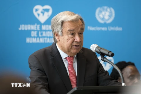 Tổng thư ký Liên hợp quốc Antonio Guterres. (Nguồn: THX/TTXVN)