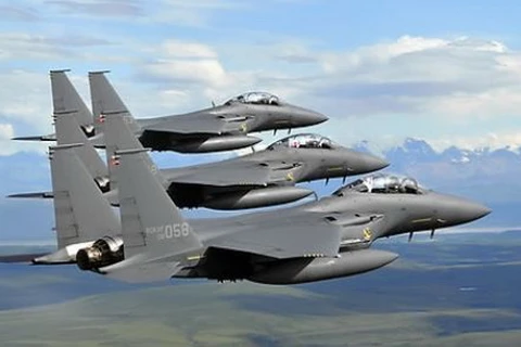 Máy bay chiến đấu F-15K của Hàn Quốc. (Nguồn: Yonhap)