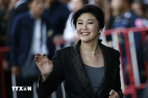Cựu Thủ tướng Thái Lan Yingluck Shinawatra. (Nguồn; EPA/TTXVN)