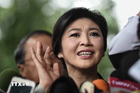 Cựu Thủ tướng Thái Lan Yingluck Shinawatra. (Nguồn: AFP/TTXVN)