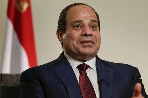 Tổng thống Cộng hòa Arab Ai Cập Abdel Fattah Al-Sisi. (Nguồn: AP)