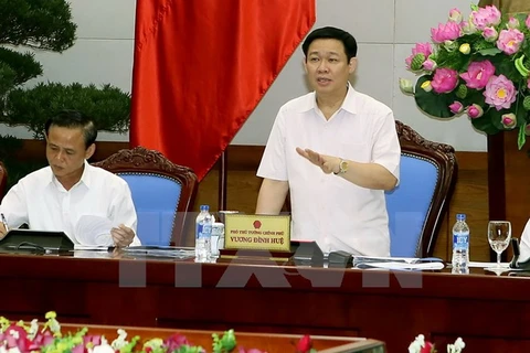 Phó Thủ tướng Vương Đình Huệ. (Ảnh: Nguyễn Dân/TTXVN).