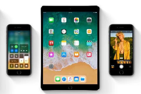 Giao diện iOS 11 trên các thiệt bị iPhone, iPad. (Nguồn: independent.co.uk)