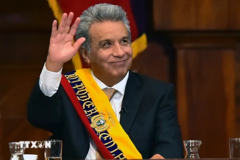 Tổng thống Ecuador Lenín Moreno. (Nguồn: AFP/TTXVN)