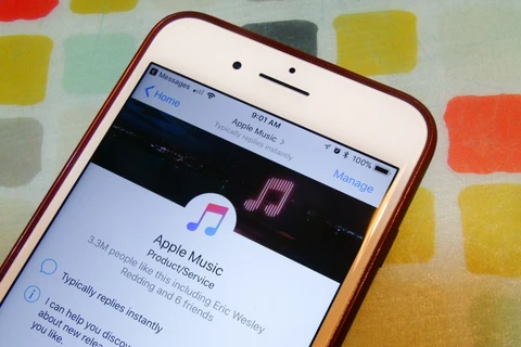 Apple Music hỗ trợ nghe, chia sẻ nhạc trong Facebook Messenger