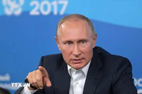 Tổng thống Nga Vladimir Putin. (Nguồn: AFP/TTXVN)