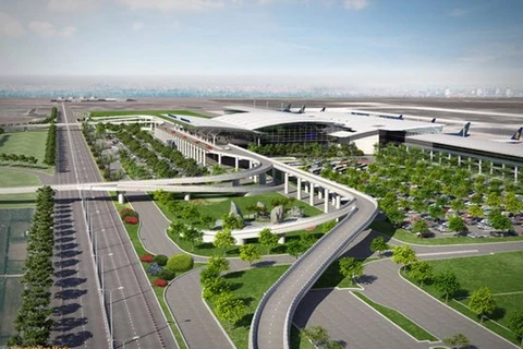 Phối cảnh Dự án sân bay - nhà ga hàng không quốc tế Long Thành​. (Nguồn: báo Đông Nai)
