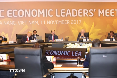 Chủ tịch nước Trần Đại Quang phát biểu tại hội nghị. (Nguồn: TTXVN)