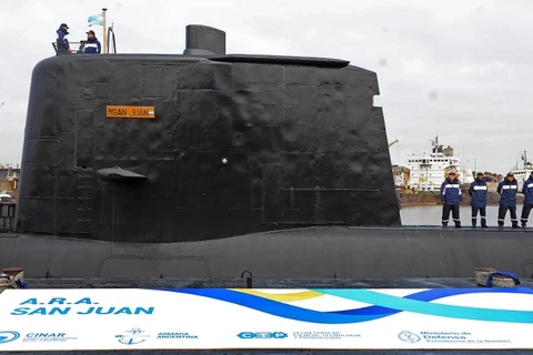 Ảnh tư liệu: Tàu ngầm ARA San Juan hồi tháng 3/2014. (Nguồn: AFP)
