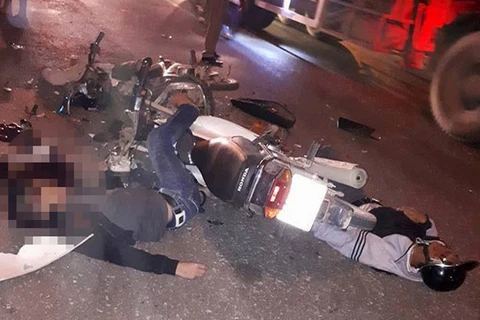 Tai nạn xe máy kinh hoàng trên đường Hồ Chí Minh, 2 người chết tại chỗ