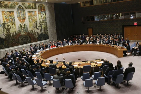 Hội đồng Bảo an Liên hợp quốc biểu quyết về vấn đề Jerusalem ngày 18/12. (Nguồn: AFP)