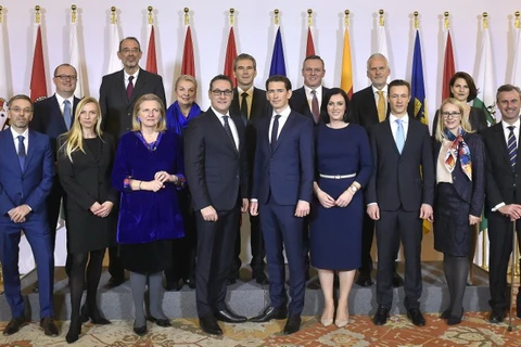 Chính phủ mới của Áo. (Nguồn: AFP)