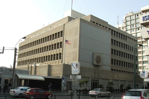 Đại sứ quán Mỹ tại Tel Aviv. (Nguồn: en.wikipedia.org)