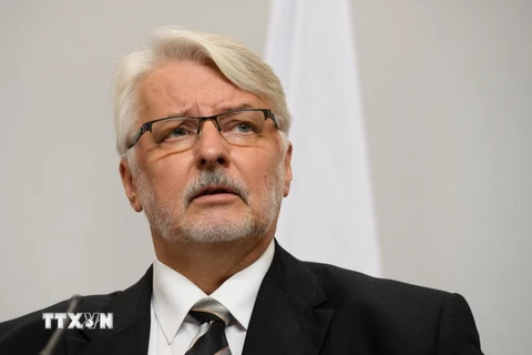 Ngoại trưởng Ba Lan Witold Waszczykowski. (Nguồn: AFP/TTXVN)
