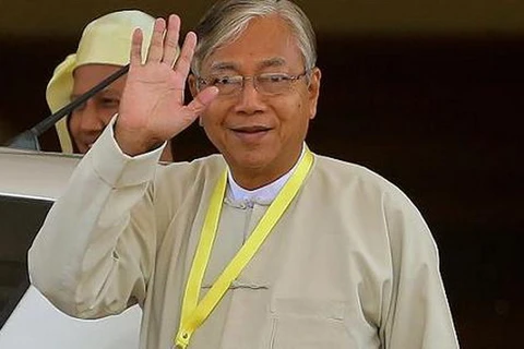 Tổng thống Myanmar U Htin Kyaw. (Nguồn: cnbc.com) 